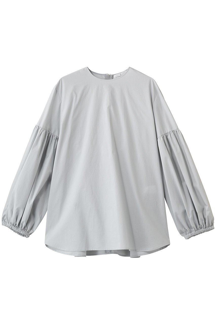 【ジェイドット/j.】の高密度タイプライター パフ袖ブラウス インテリア・キッズ・メンズ・レディースファッション・服の通販 founy(ファニー) ファッション Fashion レディースファッション Fashion for Women トップス・カットソー Cut & Sew Tops シャツ・ブラウス・オフィスカジュアル Elegant Blouses & Button-Ups スラックス Slacks, Dress Pants スリーブ Sleeve, Long Sleeve / Short Sleeve タイプライター Typewriter Fabric, Crisp Cotton ダウン Down, Puffer デニム Denim, Jeans Material フェミニン Feminine, Girly ロング Long, Long-Length グレー|ID: prp329100004894741 ipo3291000000036590063