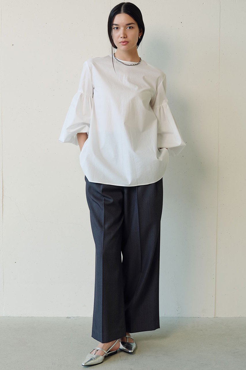 【ジェイドット/j.】の高密度タイプライター パフ袖ブラウス 人気、トレンドファッション・服の通販 founy(ファニー) ファッション Fashion レディースファッション Fashion for Women トップス・カットソー Cut & Sew Tops シャツ・ブラウス・オフィスカジュアル Elegant Blouses & Button-Ups スラックス Slacks, Dress Pants スリーブ Sleeve, Long Sleeve / Short Sleeve タイプライター Typewriter Fabric, Crisp Cotton ダウン Down, Puffer デニム Denim, Jeans Material フェミニン Feminine, Girly ロング Long, Long-Length other-6|ID: prp329100004894741 ipo3291000000036590068