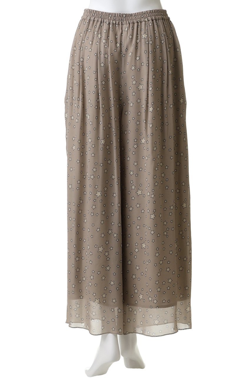 【クチュールドアダム/COUTURE D'ADAM】のスターダストプリントワイドパンツ 人気、トレンドファッション・服の通販 founy(ファニー) 　ファッション　Fashion　レディースファッション　Fashion for Women　パンツ　Pants & Trousers　エレガント 上品　Elegant　ドレープ　Drape, Draping Fabric　バランス　Balance, Style Balance　パターン　Pattern, Design Print　プリント　Print, Printed Pattern　ワイド　Wide, Wide Fit　other-4|ID: prp329100004894743 ipo3291000000036590076