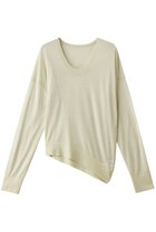 【スタニングルアー/STUNNING LURE】のrウールシルクUネック ライトイエロー|ID: prp329100004894749 ipo3291000000036590131