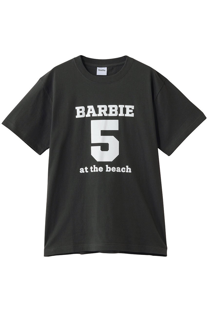【ヘルシーデニム/Healthy Denim】のBarbie5 at the beach ロゴTシャツ インテリア・キッズ・メンズ・レディースファッション・服の通販 founy(ファニー) ファッション Fashion レディースファッション Fashion for Women トップス・カットソー Cut & Sew Tops シャツ・ブラウス・オフィスカジュアル Elegant Blouses & Button-Ups ロングTシャツ・Tシャツ Longline T-Shirts & Tees カットソー・ベーシックTシャツ Cut-and-Sewn Tops / Stretch Tees & Basics インナー Innerwear ショート Short, Short Length シンプル Simple, Minimal スリーブ Sleeve, Long Sleeve / Short Sleeve フロント Front, Front Design プリント Print, Printed Pattern 夏 Summer 新作・新入荷 New Arrivals / New In 春 Spring S/S・春夏 SS, Spring/Summer, Warm Season Sumi|ID: prp329100004894782 ipo3291000000036590589