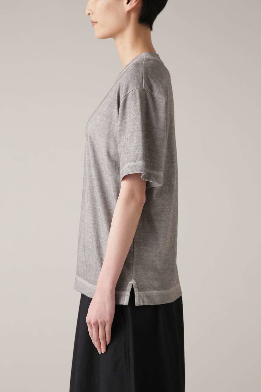 【マーガレットハウエル/MARGARET HOWELL】のRECYCLED COTTON JERSEY 人気、トレンドファッション・服の通販 founy(ファニー) ファッション Fashion レディースファッション Fashion for Women トップス・カットソー Cut & Sew Tops シャツ・ブラウス・オフィスカジュアル Elegant Blouses & Button-Ups ロングTシャツ・Tシャツ Longline T-Shirts & Tees カットソー・ベーシックTシャツ Cut-and-Sewn Tops / Stretch Tees & Basics キャラクター Character, Licensed Characters ショート Short, Short Length スリーブ Sleeve, Long Sleeve / Short Sleeve バランス Balance, Style Balance リラックス Relax, Relaxed Fit 新作・新入荷 New Arrivals / New In other-5|ID: prp329100004894787 ipo3291000000036590625