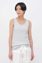 【マーガレットハウエル/MARGARET HOWELL】のFINE COTTON RIB JERSEY TOP 人気、トレンドファッション・服の通販 founy(ファニー) ファッション Fashion レディースファッション Fashion for Women トップス・カットソー Cut & Sew Tops キャミソール&ノースリーブ Camisoles & Sleeveless Tops シャツ・ブラウス・オフィスカジュアル Elegant Blouses & Button-Ups ロングTシャツ・Tシャツ Longline T-Shirts & Tees カットソー・ベーシックTシャツ Cut-and-Sewn Tops / Stretch Tees & Basics なめらか Smooth, Silky Texture インド Indian Textile インナー Innerwear キャミソール Camisole, Spaghetti Strap Top タンク Tank Top, Sleeveless Top フィット Fit, Slim Fit エレガント 上品 Elegant 吸水 Absorbent, Quick-Dry thumbnail グレー|ID: prp329100004894791 ipo3291000000036590656