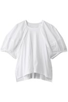 【ランバン オン ブルー/LANVIN en Bleu】のコクーンスリーブコンビカットソー 人気、トレンドファッション・服の通販 founy(ファニー) ファッション Fashion レディースファッション Fashion for Women トップス・カットソー Cut & Sew Tops シャツ・ブラウス・オフィスカジュアル Elegant Blouses & Button-Ups ロングTシャツ・Tシャツ Longline T-Shirts & Tees カットソー・ベーシックTシャツ Cut-and-Sewn Tops / Stretch Tees & Basics カットソー Cut and Sewn Top ショート Short, Short Length シンプル Simple, Minimal スリーブ Sleeve, Long Sleeve / Short Sleeve ヘムライン Hemline, Bottom Cut ボトム Bottoms, Lower Wear 新作・新入荷 New Arrivals / New In thumbnail オフ|ID: prp329100004894793 ipo3291000000036590671