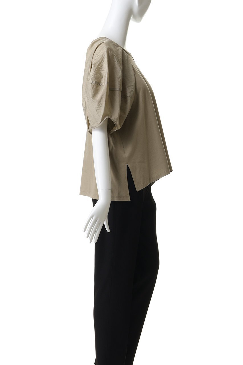 【ランバン オン ブルー/LANVIN en Bleu】のコクーンスリーブコンビカットソー 人気、トレンドファッション・服の通販 founy(ファニー) ファッション Fashion レディースファッション Fashion for Women トップス・カットソー Cut & Sew Tops シャツ・ブラウス・オフィスカジュアル Elegant Blouses & Button-Ups ロングTシャツ・Tシャツ Longline T-Shirts & Tees カットソー・ベーシックTシャツ Cut-and-Sewn Tops / Stretch Tees & Basics カットソー Cut and Sewn Top ショート Short, Short Length シンプル Simple, Minimal スリーブ Sleeve, Long Sleeve / Short Sleeve ヘムライン Hemline, Bottom Cut ボトム Bottoms, Lower Wear 新作・新入荷 New Arrivals / New In other-3|ID: prp329100004894793 ipo3291000000036615512