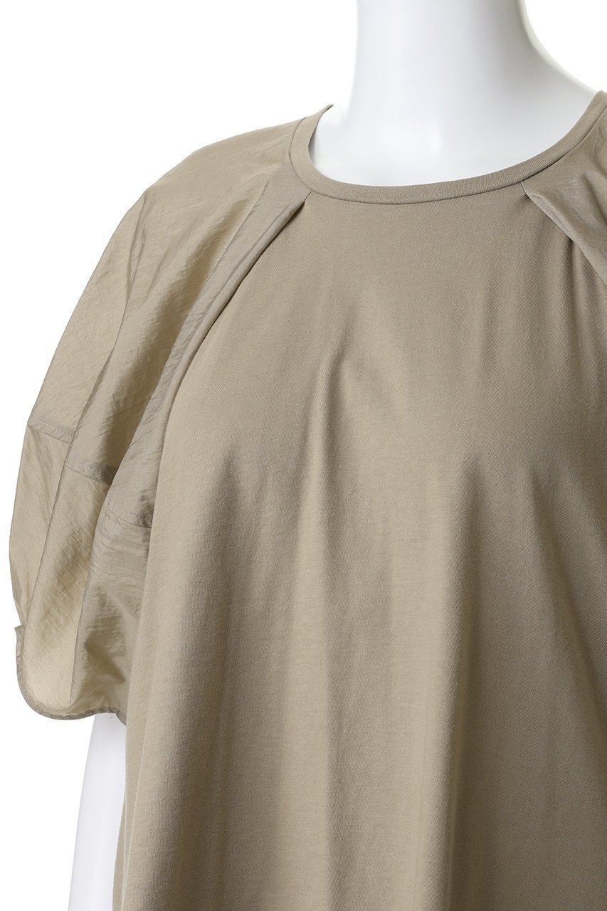 【ランバン オン ブルー/LANVIN en Bleu】のコクーンスリーブコンビカットソー 人気、トレンドファッション・服の通販 founy(ファニー) ファッション Fashion レディースファッション Fashion for Women トップス・カットソー Cut & Sew Tops シャツ・ブラウス・オフィスカジュアル Elegant Blouses & Button-Ups ロングTシャツ・Tシャツ Longline T-Shirts & Tees カットソー・ベーシックTシャツ Cut-and-Sewn Tops / Stretch Tees & Basics カットソー Cut and Sewn Top ショート Short, Short Length シンプル Simple, Minimal スリーブ Sleeve, Long Sleeve / Short Sleeve ヘムライン Hemline, Bottom Cut ボトム Bottoms, Lower Wear 新作・新入荷 New Arrivals / New In other-5|ID: prp329100004894793 ipo3291000000036615516