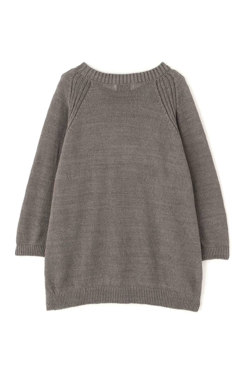 【マーガレットハウエル/MARGARET HOWELL】のBRAIDED LINEN KNITWEAR 人気、トレンドファッション・服の通販 founy(ファニー) 　ファッション　Fashion　レディースファッション　Fashion for Women　トップス・カットソー　Cut & Sew Tops　ニット　Knit Tops & Sweaters　カジュアルプルオーバー・ニットトップス　Pullovers & Knit Tops / Casual Pullovers　シンプル　Simple, Minimal　スリーブ　Sleeve, Long Sleeve / Short Sleeve　バランス　Balance, Style Balance　リネン　Linen, Linen Fabric　リラックス　Relax, Relaxed Fit　エレガント 上品　Elegant　other-4|ID: prp329100004894801 ipo3291000000036615534