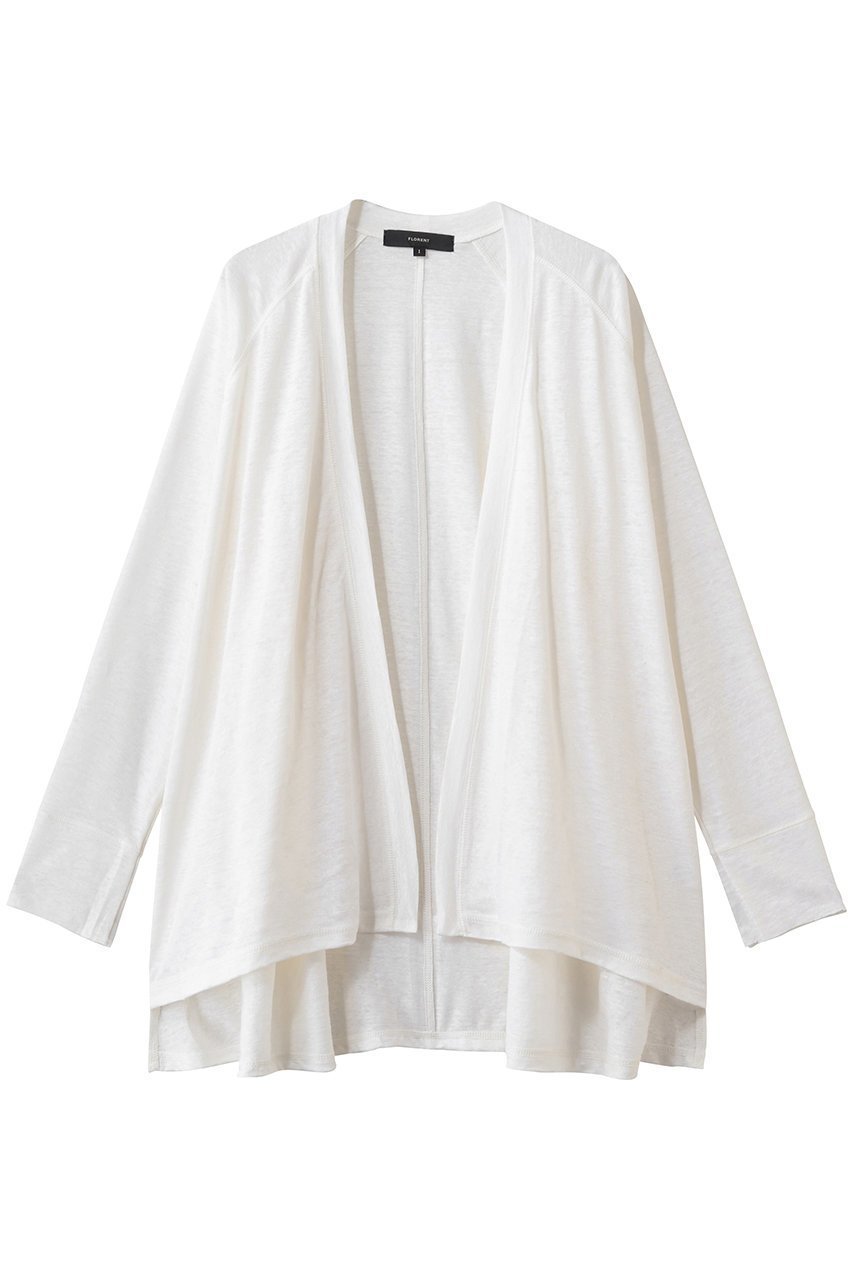 【フローレント/FLORENT】のソフトリネン カーディガン 人気、トレンドファッション・服の通販 founy(ファニー) 　ファッション　Fashion　レディースファッション　Fashion for Women　トップス・カットソー　Cut & Sew Tops　カーディガン・羽織り　Layered Style Cardigans　シャツ・ブラウス・オフィスカジュアル　Elegant Blouses & Button-Ups　ロングTシャツ・Tシャツ　Longline T-Shirts & Tees　カットソー・ベーシックTシャツ　Cut-and-Sewn Tops / Stretch Tees & Basics　カーディガン　Cardigan, Knitwear　リネン　Linen, Linen Fabric　新作・新入荷　New Arrivals / New In　 other-1|ID: prp329100004894833 ipo3291000000036590978