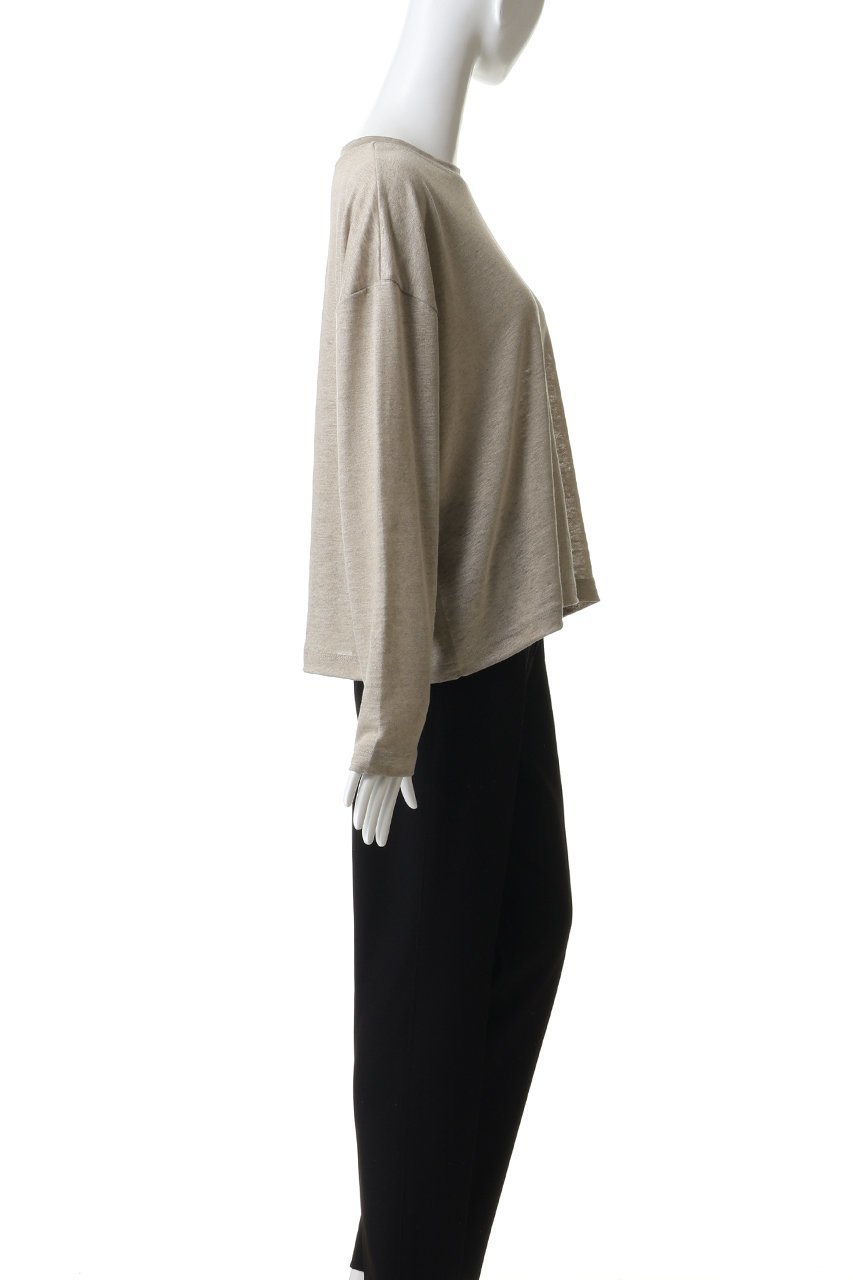 【フローレント/FLORENT】のソフトリネン ロングスリーブトップス 人気、トレンドファッション・服の通販 founy(ファニー) ファッション Fashion レディースファッション Fashion for Women トップス・カットソー Cut & Sew Tops シャツ・ブラウス・オフィスカジュアル Elegant Blouses & Button-Ups ロングTシャツ・Tシャツ Longline T-Shirts & Tees カットソー・ベーシックTシャツ Cut-and-Sewn Tops / Stretch Tees & Basics スリーブ Sleeve, Long Sleeve / Short Sleeve リネン Linen, Linen Fabric ロング Long, Long-Length 新作・新入荷 New Arrivals / New In other-3|ID: prp329100004894834 ipo3291000000036590991