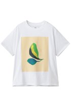 【その他のブランド/Other】のリーフグラフィックTシャツ 人気、トレンドファッション・服の通販 founy(ファニー) ファッション Fashion レディースファッション Fashion for Women トップス・カットソー Cut & Sew Tops シャツ・ブラウス・オフィスカジュアル Elegant Blouses & Button-Ups ロングTシャツ・Tシャツ Longline T-Shirts & Tees カットソー・ベーシックTシャツ Cut-and-Sewn Tops / Stretch Tees & Basics なめらか Smooth, Silky Texture グラフィック Graphic, Graphic Design ショート Short, Short Length スリーブ Sleeve, Long Sleeve / Short Sleeve ハーフ Half, Half-Length フラワー Flower, Floral プリント Print, Printed Pattern モチーフ Motif, Design Theme リーフ Leaf, Botanical Leaf 新作・新入荷 New Arrivals / New In thumbnail ホワイト|ID: prp329100004894835 ipo3291000000036590995