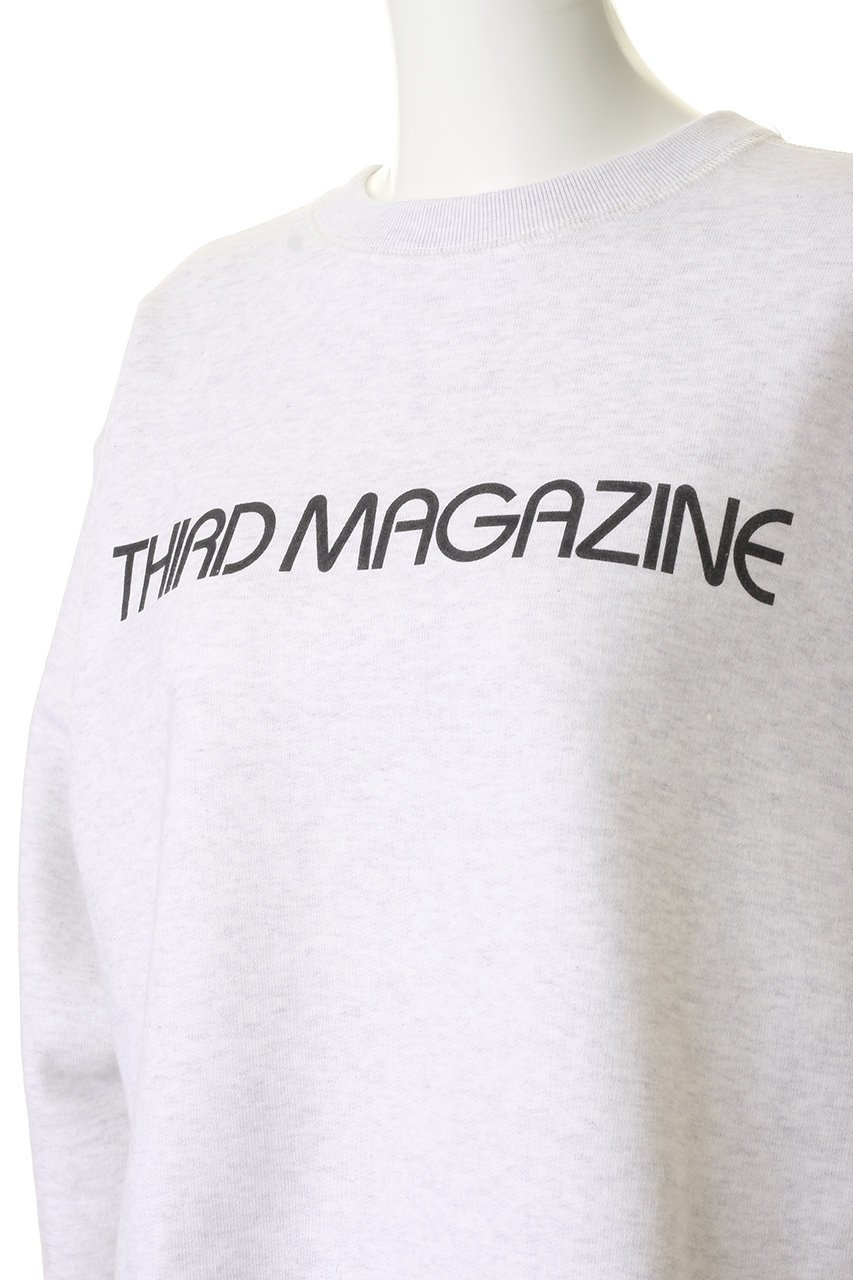 【サードマガジン/THIRD MAGAZINE】のロゴプリントボクシースウェット 人気、トレンドファッション・服の通販 founy(ファニー) 　ファッション　Fashion　レディースファッション　Fashion for Women　トップス・カットソー　Cut & Sew Tops　シャツ・ブラウス・オフィスカジュアル　Elegant Blouses & Button-Ups　レディースパーカー・カジュアルフーディー　Casual Hoodies & Sweatshirts　ロングTシャツ・Tシャツ　Longline T-Shirts & Tees　スウェット・クルーネックトップス　Sweatshirts & Crewnecks / Relaxed Fit Sweat Tops　カットソー・ベーシックTシャツ　Cut-and-Sewn Tops / Stretch Tees & Basics　おすすめ　Recommended / Our Picks　クロップド　Cropped, Short Length　新作・新入荷　New Arrivals / New In　other-5|ID: prp329100004894841 ipo3291000000036591043
