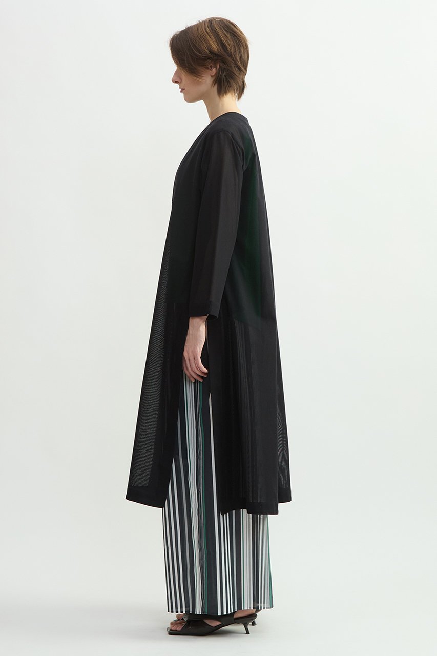 【プレインピープル/PLAIN PEOPLE】のメッシュジャージロングカーディガン 人気、トレンドファッション・服の通販 founy(ファニー) 　ファッション　Fashion　レディースファッション　Fashion for Women　トップス・カットソー　Cut & Sew Tops　カーディガン・羽織り　Layered Style Cardigans　シャツ・ブラウス・オフィスカジュアル　Elegant Blouses & Button-Ups　ロングTシャツ・Tシャツ　Longline T-Shirts & Tees　カットソー・ベーシックTシャツ　Cut-and-Sewn Tops / Stretch Tees & Basics　カーディガン　Cardigan, Knitwear　シアー　Sheer, See-Through　シルケット　Silket, Silky Cotton　スリット　Slit, Slit Detail　メッシュ　Mesh, Net Fabric　ラッセル　Raschel, Raschel Lace　ロング　Long, Long-Length　新作・新入荷　New Arrivals / New In　other-2|ID: prp329100004894845 ipo3291000000036591072