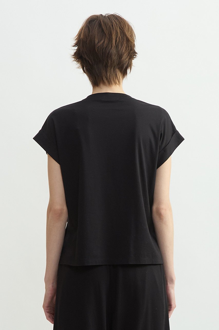 【プレインピープル/PLAIN PEOPLE】のスパイラルジャージTシャツ 人気、トレンドファッション・服の通販 founy(ファニー) 　ファッション　Fashion　レディースファッション　Fashion for Women　トップス・カットソー　Cut & Sew Tops　シャツ・ブラウス・オフィスカジュアル　Elegant Blouses & Button-Ups　ロングTシャツ・Tシャツ　Longline T-Shirts & Tees　カットソー・ベーシックTシャツ　Cut-and-Sewn Tops / Stretch Tees & Basics　なめらか　Smooth, Silky Texture　ショート　Short, Short Length　スリーブ　Sleeve, Long Sleeve / Short Sleeve　フレンチ　French, French Style　ボトム　Bottoms, Lower Wear　新作・新入荷　New Arrivals / New In　other-3|ID: prp329100004894846 ipo3291000000036591080