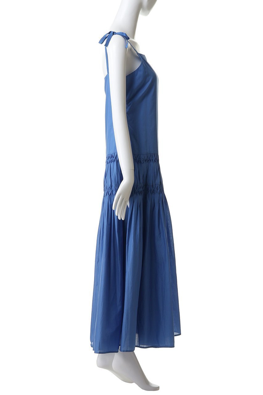 【マーレット/MERLETTE】のLAYAL ローウエスト切替 ギャザーロングキャミドレス 人気、トレンドファッション・服の通販 founy(ファニー) 　ファッション　Fashion　レディースファッション　Fashion for Women　ワンピース　Dresses　フォーマル・パーティードレス・結婚式用ドレス　Elegant & Casual Dresses　チュニック　Tunic Tops & Dresses　ショルダー　Shoulder, Shoulder Strap　チュニック　Tunic, Long Top　フェミニン　Feminine, Girly　リゾート　Resort, Vacation Style　リボン　Ribbon, Bow　ロング　Long, Long-Length　エレガント 上品　Elegant　切替　Switching, Contrast Panel　夏　Summer　新作・新入荷　New Arrivals / New In　other-3|ID: prp329100004894860 ipo3291000000036591193