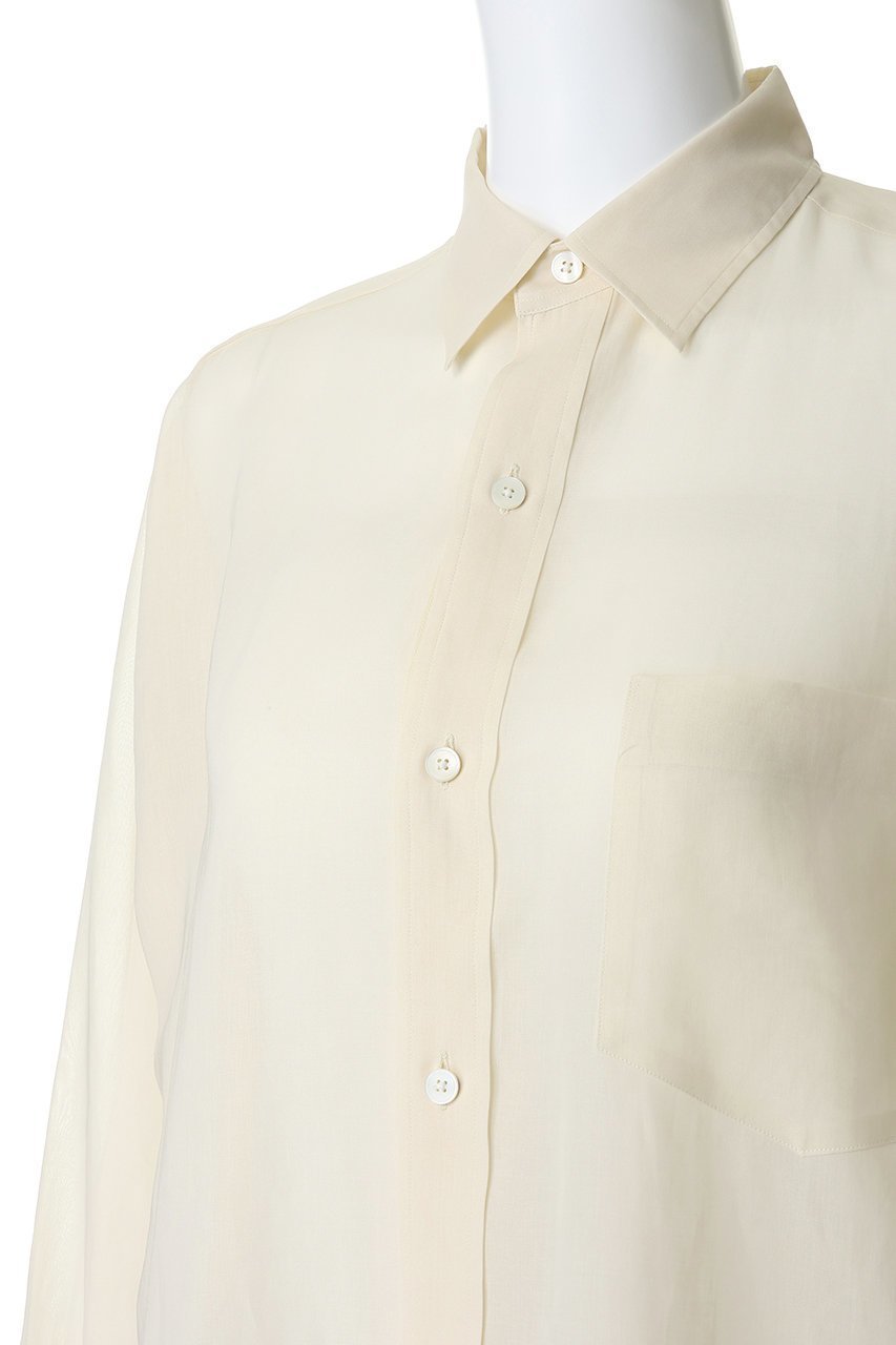 【イレーヴ/YLEVE】のCOTTON VOILE LAWN ロング スリーブ シャツ 人気、トレンドファッション・服の通販 founy(ファニー) 　ファッション　Fashion　レディースファッション　Fashion for Women　トップス・カットソー　Cut & Sew Tops　シャツ・ブラウス・オフィスカジュアル　Elegant Blouses & Button-Ups　スリーブ　Sleeve, Long Sleeve / Short Sleeve　レギュラー　Regular, Standard Fit　ロング　Long, Long-Length　新作・新入荷　New Arrivals / New In　other-5|ID: prp329100004894868 ipo3291000000036615638