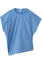 【イレーヴ/YLEVE】のFINX COTTON ウェザー アシンメトリー プルオーバー シャツ 人気、トレンドファッション・服の通販 founy(ファニー) ファッション Fashion レディースファッション Fashion for Women トップス・カットソー Cut & Sew Tops シャツ・ブラウス・オフィスカジュアル Elegant Blouses & Button-Ups カジュアルプルオーバー・ニットトップス Pullovers & Knit Tops / Casual Pullovers アシンメトリー Asymmetrical Style ショート Short, Short Length シンプル Simple, Minimal スリーブ Sleeve, Long Sleeve / Short Sleeve ブラウジング Blouson Silhouette, Cinched Waist ヘムライン Hemline, Bottom Cut モダン Modern, Contemporary 新作・新入荷 New Arrivals / New In thumbnail サックス|ID: prp329100004894869 ipo3291000000036591267