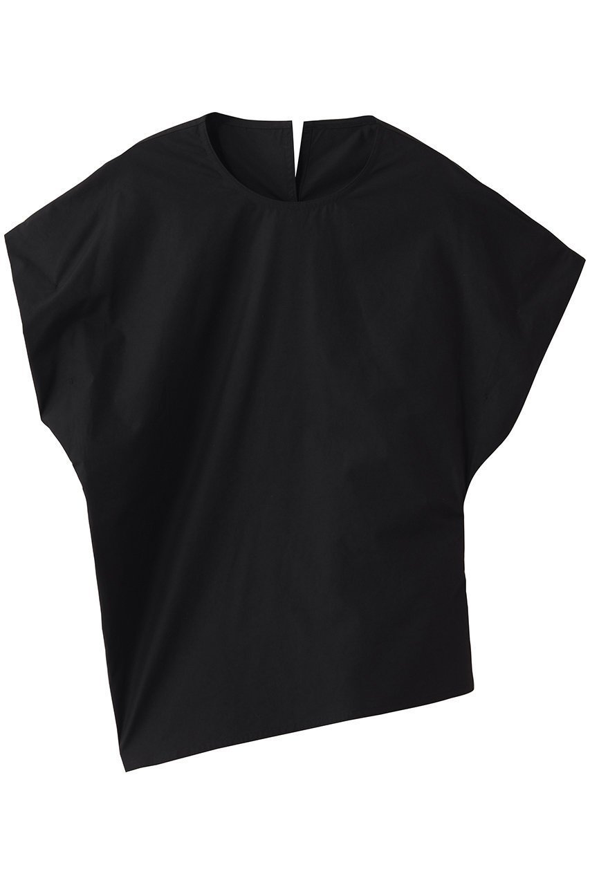 【イレーヴ/YLEVE】のFINX COTTON ウェザー アシンメトリー プルオーバー シャツ 大人の最旬トレンドファッション＆コーディネート founy(ファウニー) 　ファッション　Fashion　レディースファッション　Fashion for Women　トップス・カットソー　Cut & Sew Tops　シャツ・ブラウス・オフィスカジュアル　Elegant Blouses & Button-Ups　カジュアルプルオーバー・ニットトップス　Pullovers & Knit Tops / Casual Pullovers　アシンメトリー　Asymmetrical Style　ショート　Short, Short Length　シンプル　Simple, Minimal　スリーブ　Sleeve, Long Sleeve / Short Sleeve　ブラウジング　Blouson Silhouette, Cinched Waist　ヘムライン　Hemline, Bottom Cut　モダン　Modern, Contemporary　再入荷　Restock / Back in Stock　 other-1|ID: prp329100004894869 ipo3291000000036887915