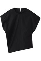 【イレーヴ/YLEVE】のFINX COTTON ウェザー アシンメトリー プルオーバー シャツ ブラック|ID:prp329100004894869