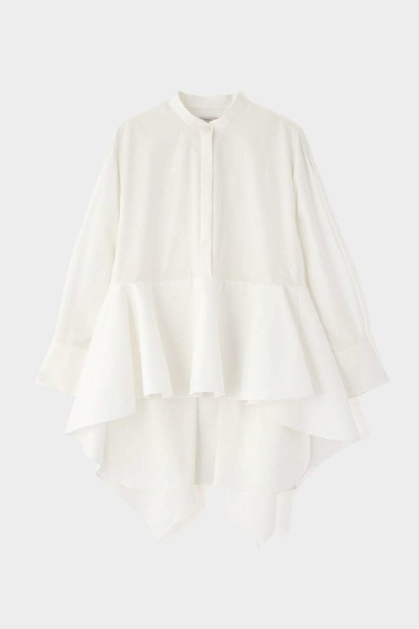 【ル フィル/LE PHIL】のSOLOTEXブロードペプラムシャツ 人気、トレンドファッション・服の通販 founy(ファニー) ファッション Fashion レディースファッション Fashion for Women トップス・カットソー Cut & Sew Tops シャツ・ブラウス・オフィスカジュアル Elegant Blouses & Button-Ups スタンダード Standard, Basic スリーブ Sleeve, Long Sleeve / Short Sleeve ドレープ Drape, Draping Fabric フォルム Silhouette, Form フロント Front, Front Design ペプラム Peplum, Flared Hem ロング Long, Long-Length 新作・新入荷 New Arrivals / New In other-2|ID: prp329100004894879 ipo3291000000036591351