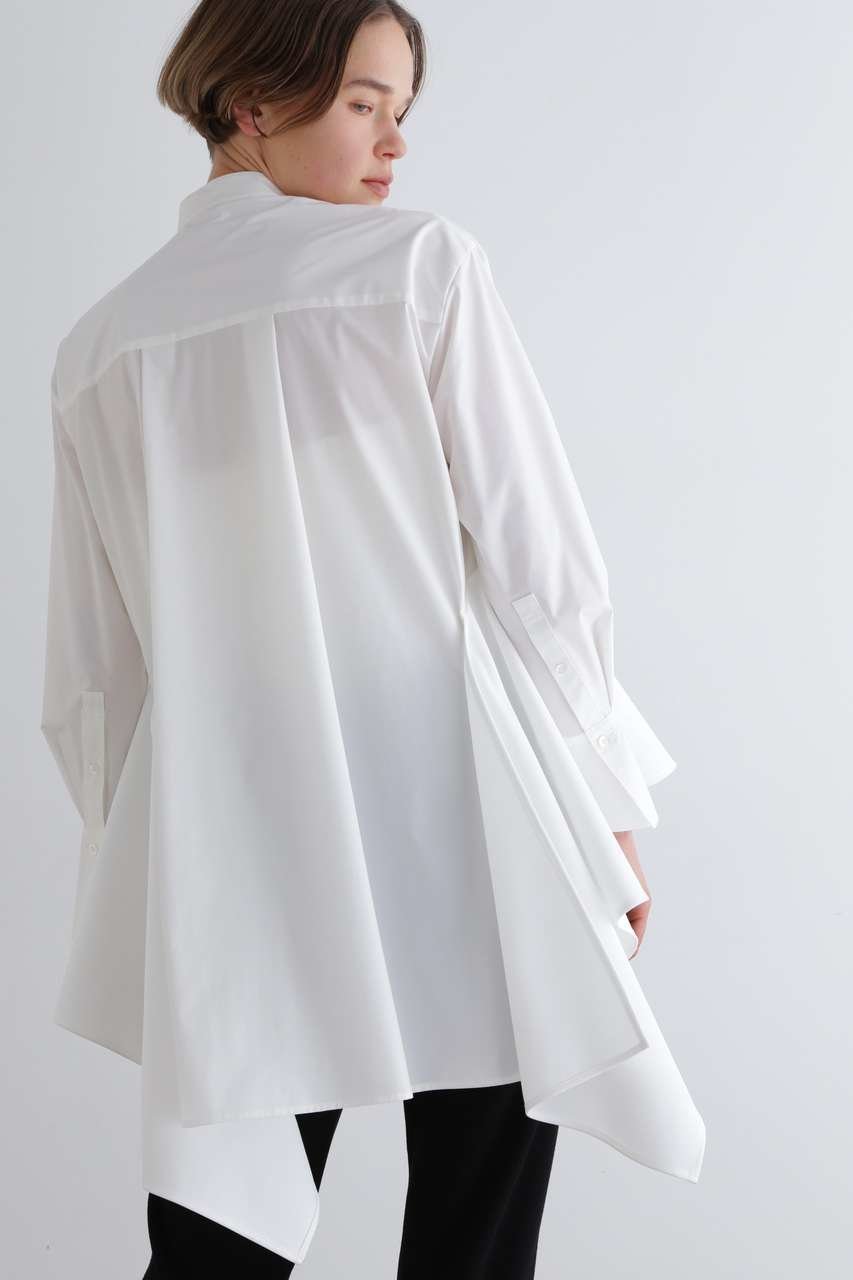 【ル フィル/LE PHIL】のSOLOTEXブロードペプラムシャツ 人気、トレンドファッション・服の通販 founy(ファニー) ファッション Fashion レディースファッション Fashion for Women トップス・カットソー Cut & Sew Tops シャツ・ブラウス・オフィスカジュアル Elegant Blouses & Button-Ups スタンダード Standard, Basic スリーブ Sleeve, Long Sleeve / Short Sleeve ドレープ Drape, Draping Fabric フォルム Silhouette, Form フロント Front, Front Design ペプラム Peplum, Flared Hem ロング Long, Long-Length 新作・新入荷 New Arrivals / New In other-4|ID: prp329100004894879 ipo3291000000036591353