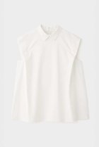 【ル フィル/LE PHIL】のストレッチオックスノースリーブブラウス ホワイト|ID: prp329100004894880 ipo3291000000036887989