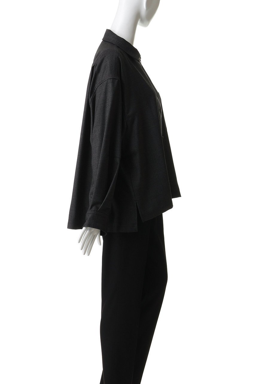 【メゾンスペシャル/MAISON SPECIAL】の【UNISEX】西川毛織 ウールZIPシャツ 人気、トレンドファッション・服の通販 founy(ファニー) 　ファッション　Fashion　レディースファッション　Fashion for Women　トップス・カットソー　Cut & Sew Tops　シャツ・ブラウス・オフィスカジュアル　Elegant Blouses & Button-Ups　ユニセックス　Unisex, Genderless　ジップ　Zip, Zipper　スリーブ　Sleeve, Long Sleeve / Short Sleeve　ロング　Long, Long-Length　エレガント 上品　Elegant　新作・新入荷　New Arrivals / New In　other-3|ID: prp329100004894885 ipo3291000000036591391