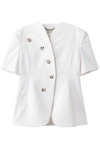 【アキラナカ/AKIRANAKA】のSesilia ハーフ スリーブ ジャケット 人気、トレンドファッション・服の通販 founy(ファニー) ファッション Fashion レディースファッション Fashion for Women アウター Coat / Outerwear Collection レディースジャケット・軽アウター Jackets シェイプ Shape, Slim Fit ジャケット Jacket, Outerwear スリーブ Sleeve, Long Sleeve / Short Sleeve ハーフ Half, Half-Length パーティ Party, Party Style モダン Modern, Contemporary リネン Linen, Linen Fabric 新作・新入荷 New Arrivals / New In thumbnail ホワイト|ID: prp329100004894893 ipo3291000000036591465