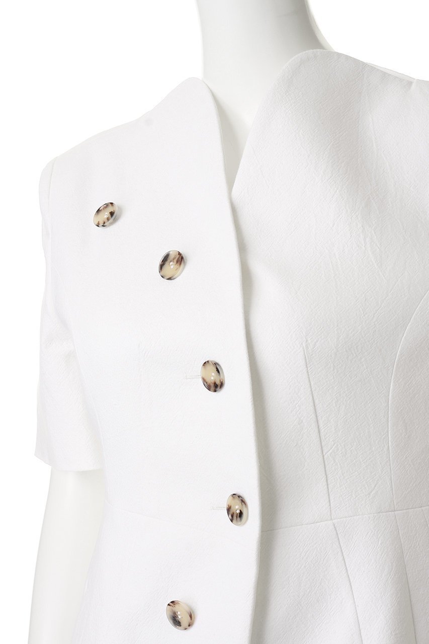 【アキラナカ/AKIRANAKA】のSesilia ハーフ スリーブ ジャケット 人気、トレンドファッション・服の通販 founy(ファニー) 　ファッション　Fashion　レディースファッション　Fashion for Women　アウター　Coat / Outerwear Collection　レディースジャケット・軽アウター　Jackets　シェイプ　Shape, Slim Fit　ジャケット　Jacket, Outerwear　スリーブ　Sleeve, Long Sleeve / Short Sleeve　ハーフ　Half, Half-Length　パーティ　Party, Party Style　モダン　Modern, Contemporary　リネン　Linen, Linen Fabric　新作・新入荷　New Arrivals / New In　other-5|ID: prp329100004894893 ipo3291000000036591469