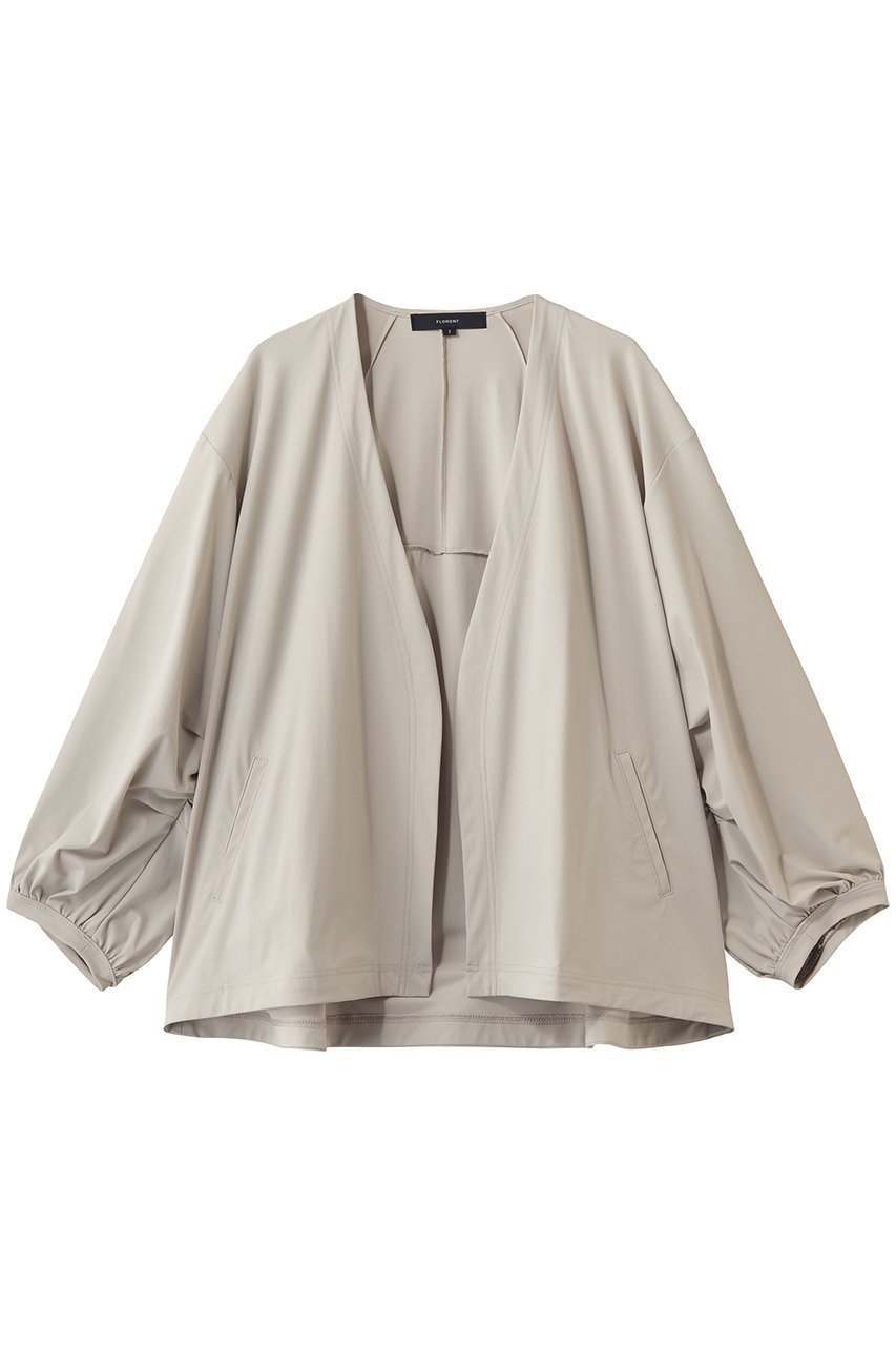 【フローレント/FLORENT】のUVカット ハイストレッチ クールブルゾン インテリア・キッズ・メンズ・レディースファッション・服の通販 founy(ファウニー) 　ファッション　Fashion　レディースファッション　Fashion for Women　アウター　Coat / Outerwear Collection　レディースジャケット・軽アウター　Jackets　ブルゾンジャケット・スポーティアウター　Blouson Jackets　ジャケット　Jacket, Outerwear　ストレッチ　Stretch, Stretchy Fabric　ブルゾン　Blouson, Bomber Jacket　再入荷　Restock / Back in Stock　夏　Summer　定番　Standard, Basic Item　羽織　Haori, Light Jacket　ベージュ|ID: prp329100004894894 ipo3291000000036591475