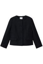 【ジェイドット/j.】のコットン混ツイード ノーカラージャケット 人気、トレンドファッション・服の通販 founy(ファニー) ファッション Fashion レディースファッション Fashion for Women アウター Coat / Outerwear Collection レディースジャケット・軽アウター Jackets ノーカラージャケット / シンプル上品コーデ Collarless Jackets コンパクト Compact, Small Size ジャケット Jacket, Outerwear ツイード Twill, Twill Weave パーティ Party, Party Style リュクス Luxury, Elegant, High-End, Chic 新作・新入荷 New Arrivals / New In thumbnail ブラック|ID: prp329100004894895 ipo3291000000036591482