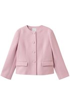 【ジェイドット/j.】のコットン混ツイード ノーカラージャケット 人気、トレンドファッション・服の通販 founy(ファニー) ファッション Fashion レディースファッション Fashion for Women アウター Coat / Outerwear Collection レディースジャケット・軽アウター Jackets ノーカラージャケット / シンプル上品コーデ Collarless Jackets コンパクト Compact, Small Size ジャケット Jacket, Outerwear ツイード Twill, Twill Weave パーティ Party, Party Style リュクス Luxury, Elegant, High-End, Chic 新作・新入荷 New Arrivals / New In thumbnail ピンク|ID: prp329100004894895 ipo3291000000036591483