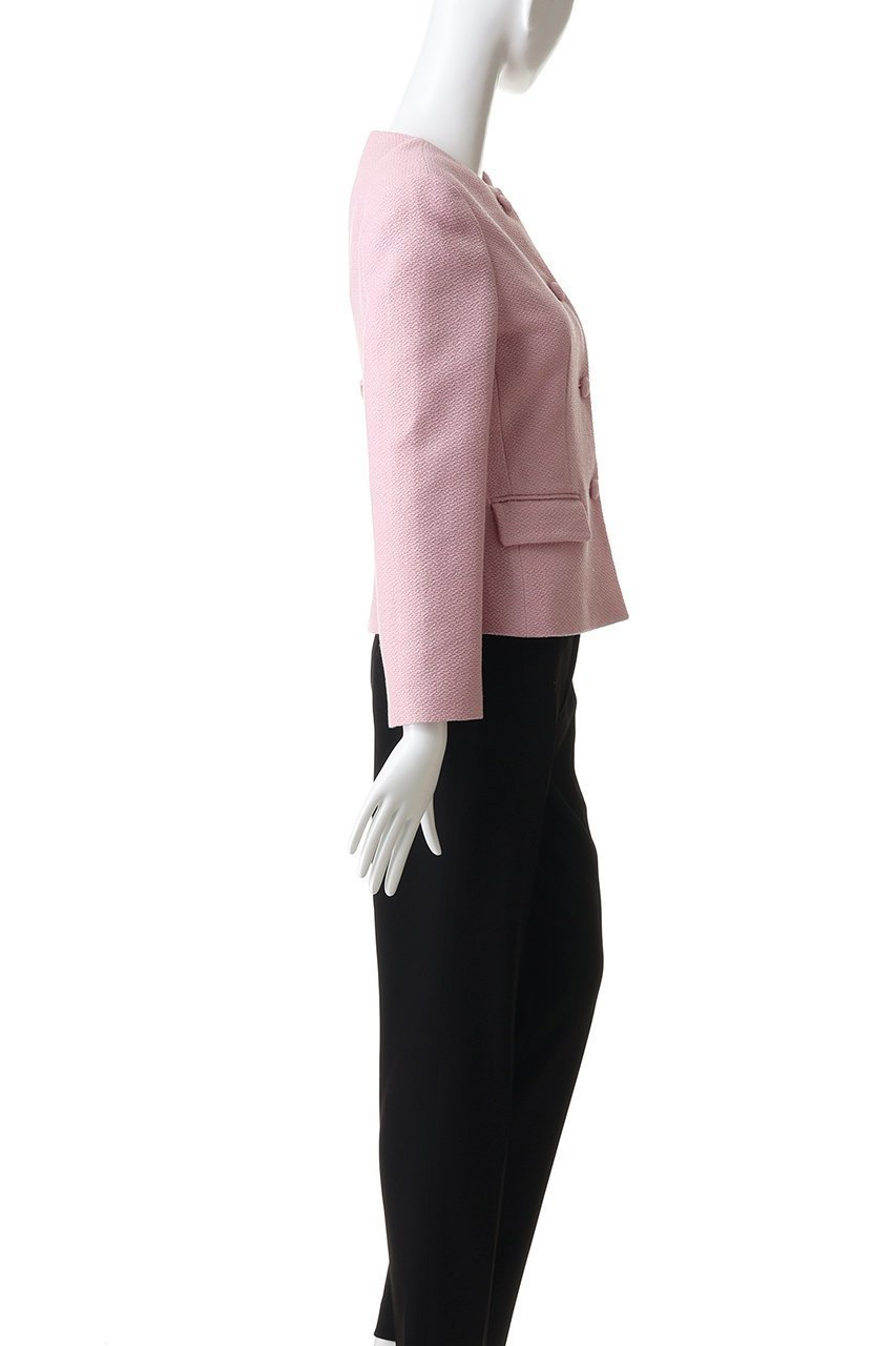 【ジェイドット/j.】のコットン混ツイード ノーカラージャケット 人気、トレンドファッション・服の通販 founy(ファニー) ファッション Fashion レディースファッション Fashion for Women アウター Coat / Outerwear Collection レディースジャケット・軽アウター Jackets ノーカラージャケット / シンプル上品コーデ Collarless Jackets コンパクト Compact, Small Size ジャケット Jacket, Outerwear ツイード Twill, Twill Weave パーティ Party, Party Style リュクス Luxury, Elegant, High-End, Chic 新作・新入荷 New Arrivals / New In other-3|ID: prp329100004894895 ipo3291000000036591485