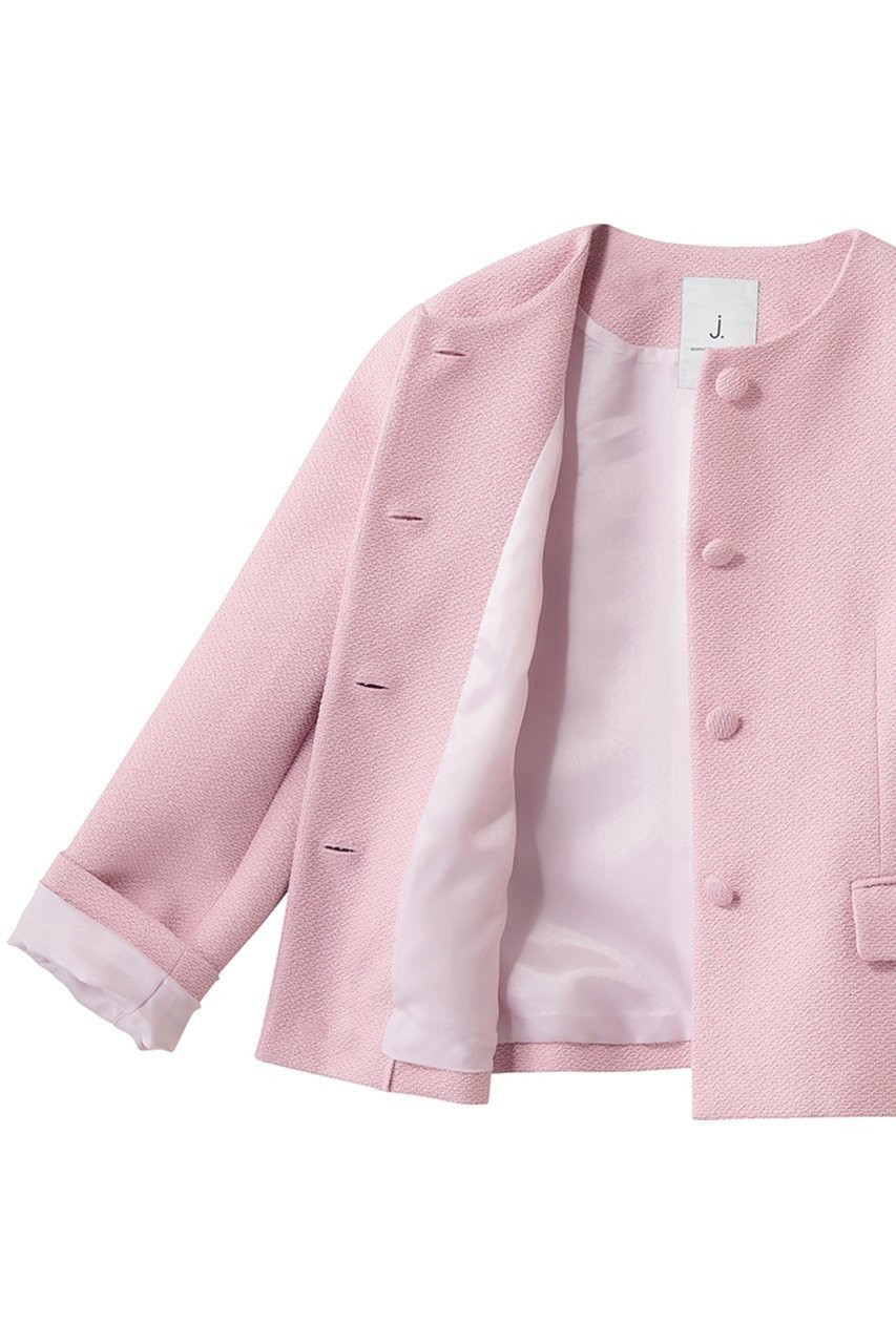 【ジェイドット/j.】のコットン混ツイード ノーカラージャケット 人気、トレンドファッション・服の通販 founy(ファニー) ファッション Fashion レディースファッション Fashion for Women アウター Coat / Outerwear Collection レディースジャケット・軽アウター Jackets ノーカラージャケット / シンプル上品コーデ Collarless Jackets コンパクト Compact, Small Size ジャケット Jacket, Outerwear ツイード Twill, Twill Weave パーティ Party, Party Style リュクス Luxury, Elegant, High-End, Chic 新作・新入荷 New Arrivals / New In other-6|ID: prp329100004894895 ipo3291000000036591488