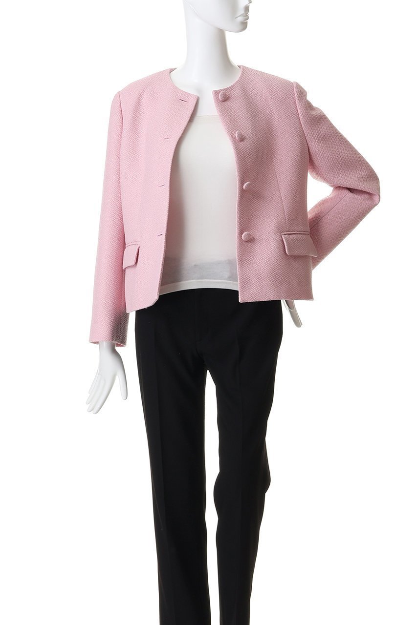 【ジェイドット/j.】のコットン混ツイード ノーカラージャケット 人気、トレンドファッション・服の通販 founy(ファニー) ファッション Fashion レディースファッション Fashion for Women アウター Coat / Outerwear Collection レディースジャケット・軽アウター Jackets ノーカラージャケット / シンプル上品コーデ Collarless Jackets コンパクト Compact, Small Size ジャケット Jacket, Outerwear ツイード Twill, Twill Weave パーティ Party, Party Style リュクス Luxury, Elegant, High-End, Chic 新作・新入荷 New Arrivals / New In other-7|ID: prp329100004894895 ipo3291000000036591489