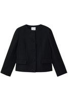 【ジェイドット/j.】のコットン混ツイード ノーカラージャケット 人気、トレンドファッション・服の通販 founy(ファニー) ファッション Fashion レディースファッション Fashion for Women アウター Coat / Outerwear Collection レディースジャケット・軽アウター Jackets ノーカラージャケット / シンプル上品コーデ Collarless Jackets コンパクト Compact, Small Size ジャケット Jacket, Outerwear ツイード Twill, Twill Weave パーティ Party, Party Style リュクス Luxury, Elegant, High-End, Chic 再入荷 Restock / Back in Stock |ID:prp329100004894895