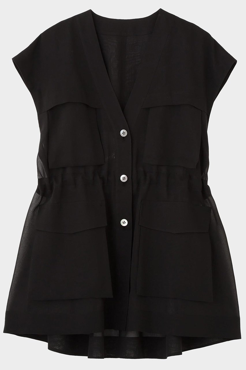 【ル フィル/LE PHIL】のシアーオーバージレジャケット インテリア・キッズ・メンズ・レディースファッション・服の通販 founy(ファニー) 　ファッション　Fashion　レディースファッション　Fashion for Women　アウター　Coat / Outerwear Collection　レディースジャケット・軽アウター　Jackets　シアー　Sheer, See-Through　ジャケット　Jacket, Outerwear　スタンダード　Standard, Basic　フォルム　Silhouette, Form　夏　Summer　新作・新入荷　New Arrivals / New In　春　Spring　S/S・春夏　SS, Spring/Summer, Warm Season　ブラック|ID: prp329100004894896 ipo3291000000036591491