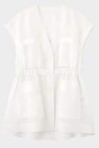 【ル フィル/LE PHIL】のシアーオーバージレジャケット 人気、トレンドファッション・服の通販 founy(ファニー) ファッション Fashion レディースファッション Fashion for Women アウター Coat / Outerwear Collection レディースジャケット・軽アウター Jackets シアー Sheer, See-Through ジャケット Jacket, Outerwear スタンダード Standard, Basic フォルム Silhouette, Form 夏 Summer 新作・新入荷 New Arrivals / New In 春 Spring S/S・春夏 SS, Spring/Summer, Warm Season thumbnail ホワイト|ID: prp329100004894896 ipo3291000000036591492