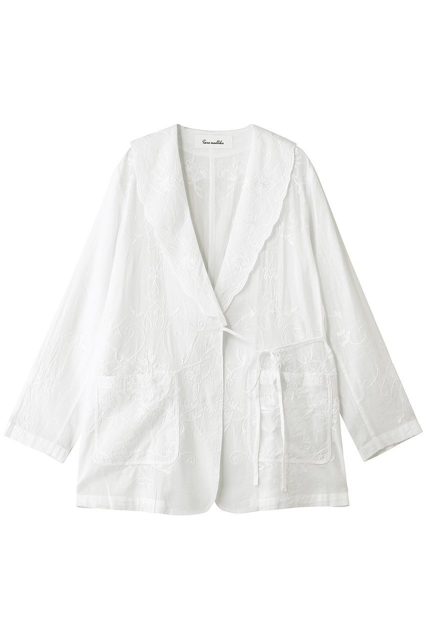 【エリオポール/heliopole】の【SARA MALLIKA】ORGANZA AARI EMBROIDERY ジャケット 人気、トレンドファッション・服の通販 founy(ファニー) 　ファッション　Fashion　レディースファッション　Fashion for Women　アウター　Coat / Outerwear Collection　レディースジャケット・軽アウター　Jackets　おすすめ　Recommended / Our Picks　オケージョン　Occasion Wear　オーガンジー　Organza Fabric　ジャケット　Jacket, Outerwear　デニム　Denim, Jeans Material　ドレス　Dress, One-Piece　夏　Summer　新作・新入荷　New Arrivals / New In　春　Spring　S/S・春夏　SS, Spring/Summer, Warm Season　 other-1|ID: prp329100004894900 ipo3291000000036591520