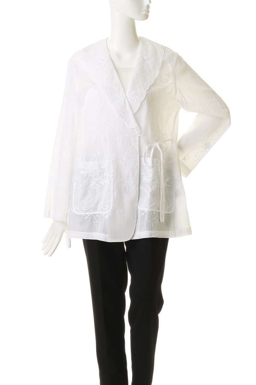 【エリオポール/heliopole】の【SARA MALLIKA】ORGANZA AARI EMBROIDERY ジャケット 人気、トレンドファッション・服の通販 founy(ファニー) 　ファッション　Fashion　レディースファッション　Fashion for Women　アウター　Coat / Outerwear Collection　レディースジャケット・軽アウター　Jackets　おすすめ　Recommended / Our Picks　オケージョン　Occasion Wear　オーガンジー　Organza Fabric　ジャケット　Jacket, Outerwear　デニム　Denim, Jeans Material　ドレス　Dress, One-Piece　夏　Summer　新作・新入荷　New Arrivals / New In　春　Spring　S/S・春夏　SS, Spring/Summer, Warm Season　other-2|ID: prp329100004894900 ipo3291000000036591523