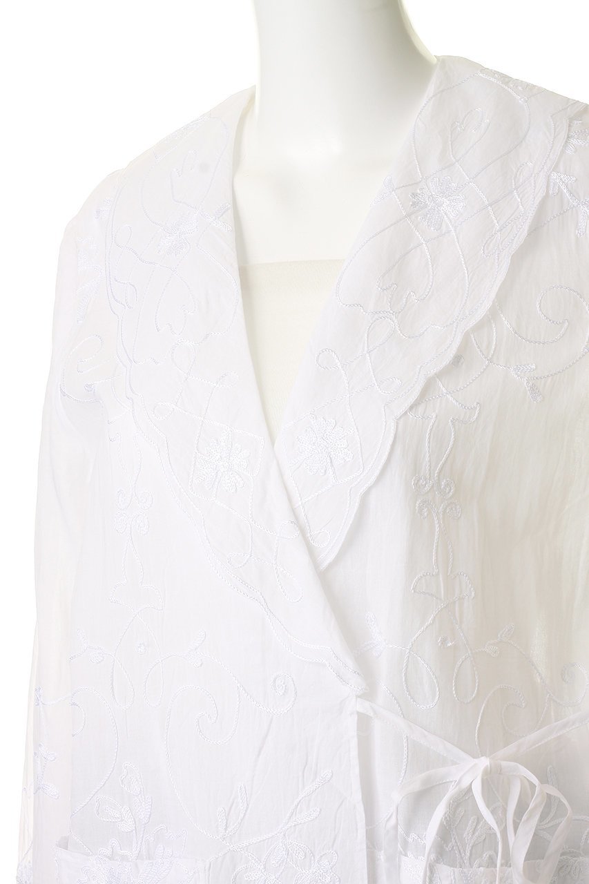 【エリオポール/heliopole】の【SARA MALLIKA】ORGANZA AARI EMBROIDERY ジャケット 人気、トレンドファッション・服の通販 founy(ファニー) 　ファッション　Fashion　レディースファッション　Fashion for Women　アウター　Coat / Outerwear Collection　レディースジャケット・軽アウター　Jackets　おすすめ　Recommended / Our Picks　オケージョン　Occasion Wear　オーガンジー　Organza Fabric　ジャケット　Jacket, Outerwear　デニム　Denim, Jeans Material　ドレス　Dress, One-Piece　夏　Summer　新作・新入荷　New Arrivals / New In　春　Spring　S/S・春夏　SS, Spring/Summer, Warm Season　other-5|ID: prp329100004894900 ipo3291000000036591526