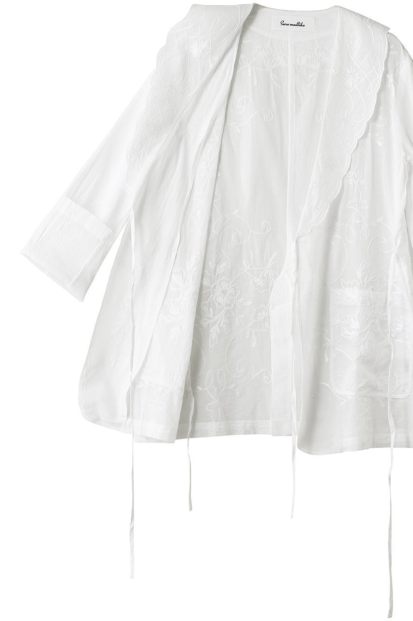 【エリオポール/heliopole】の【SARA MALLIKA】ORGANZA AARI EMBROIDERY ジャケット 人気、トレンドファッション・服の通販 founy(ファニー) 　ファッション　Fashion　レディースファッション　Fashion for Women　アウター　Coat / Outerwear Collection　レディースジャケット・軽アウター　Jackets　おすすめ　Recommended / Our Picks　オケージョン　Occasion Wear　オーガンジー　Organza Fabric　ジャケット　Jacket, Outerwear　デニム　Denim, Jeans Material　ドレス　Dress, One-Piece　夏　Summer　新作・新入荷　New Arrivals / New In　春　Spring　S/S・春夏　SS, Spring/Summer, Warm Season　other-6|ID: prp329100004894900 ipo3291000000036591527