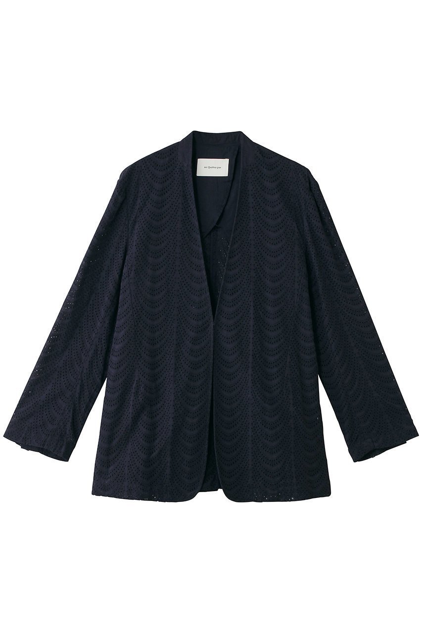 【ヌキテパ/NE QUITTEZ PAS】のCotton Voile Neem Cifre エンブロイダリー ジャケット インテリア・キッズ・メンズ・レディースファッション・服の通販 founy(ファニー) ファッション Fashion レディースファッション Fashion for Women アウター Coat / Outerwear Collection レディースジャケット・軽アウター Jackets エンブロイダリー Embroidery Design ジャケット Jacket, Outerwear リゾート Resort, Vacation Style レース Lace, Lace Fabric エレガント 上品 Elegant 新作・新入荷 New Arrivals / New In ネイビー|ID: prp329100004894903 ipo3291000000036591546