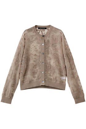 【ミズイロ インド/mizuiro ind】 mesh embroidery crew C/D カーディガン人気、トレンドファッション・服の通販 founy(ファニー) ファッション Fashion レディースファッション Fashion for Women トップス・カットソー Cut & Sew Tops ニット Knit Tops & Sweaters カーディガン・羽織り Layered Style Cardigans おすすめ Recommended / Our Picks エンブロイダリー Embroidery Design カーディガン Cardigan, Knitwear ベーシック Basic, Essential メッシュ Mesh, Net Fabric 新作・新入荷 New Arrivals / New In |ID:prp329100004894906