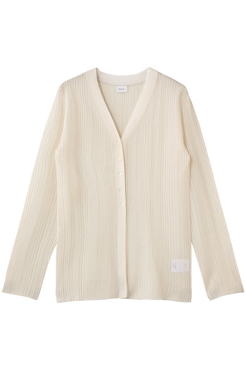 【マノフ/MANOF】のSHEER RIB CARDIGANトップス 人気、トレンドファッション・服の通販 founy(ファニー) ファッション Fashion レディースファッション Fashion for Women トップス・カットソー Cut & Sew Tops ニット Knit Tops & Sweaters カーディガン・羽織り Layered Style Cardigans カーディガン Cardigan, Knitwear キャミソール Camisole, Spaghetti Strap Top シアー Sheer, See-Through トレンド Trend, Trending Now リゾート Resort, Vacation Style エレガント 上品 Elegant 新作・新入荷 New Arrivals / New In other-1|ID: prp329100004894909 ipo3291000000036591590