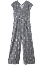 【ヌキテパ/NE QUITTEZ PAS】のPoplin Foil Print オールインワン 人気、トレンドファッション・服の通販 founy(ファニー) ファッション Fashion レディースファッション Fashion for Women パンツ Pants & Trousers なめらか Smooth, Silky Texture オリエンタル Oriental Pattern プリント Print, Printed Pattern モダン Modern, Contemporary 新作・新入荷 New Arrivals / New In thumbnail ブラック|ID: prp329100004894922 ipo3291000000036591702