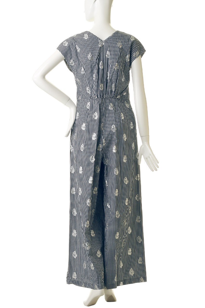 【ヌキテパ/NE QUITTEZ PAS】のPoplin Foil Print オールインワン 人気、トレンドファッション・服の通販 founy(ファニー) ファッション Fashion レディースファッション Fashion for Women パンツ Pants & Trousers なめらか Smooth, Silky Texture オリエンタル Oriental Pattern プリント Print, Printed Pattern モダン Modern, Contemporary 新作・新入荷 New Arrivals / New In other-4|ID: prp329100004894922 ipo3291000000036591705