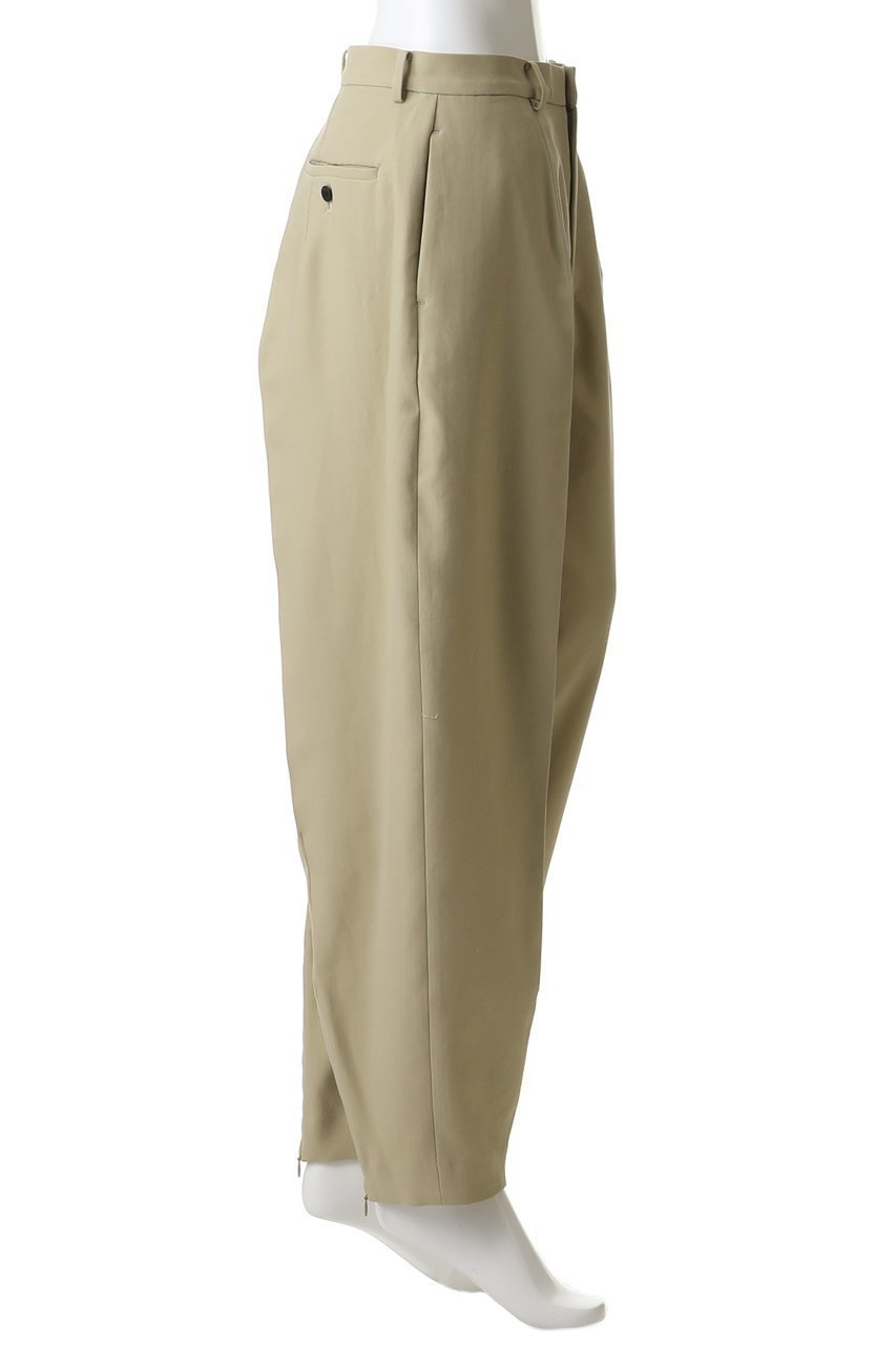 【イレーヴ/YLEVE】の100/2 GV TWILL DOUBLE WEAVE カーブド パンツ 大人の最旬トレンドファッション＆コーディネート founy(ファウニー) 　ファッション　Fashion　レディースファッション　Fashion for Women　パンツ　Pants & Trousers　コンパクト　Compact, Small Size　サマー　Summer, Summer Style　シルケット　Silket, Silky Cotton　シンプル　Simple, Minimal　リブニット　Rib Knit, Ribbed Knit　ワッシャー　Washer, Crinkled Finish　エレガント 上品　Elegant　再入荷　Restock / Back in Stock　other-3|ID: prp329100004894927 ipo3291000000036591740