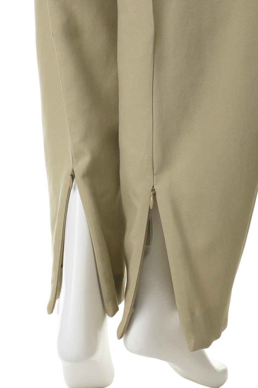【イレーヴ/YLEVE】の100/2 GV TWILL DOUBLE WEAVE カーブド パンツ 大人の最旬トレンドファッション＆コーディネート founy(ファウニー) 　ファッション　Fashion　レディースファッション　Fashion for Women　パンツ　Pants & Trousers　コンパクト　Compact, Small Size　サマー　Summer, Summer Style　シルケット　Silket, Silky Cotton　シンプル　Simple, Minimal　リブニット　Rib Knit, Ribbed Knit　ワッシャー　Washer, Crinkled Finish　エレガント 上品　Elegant　再入荷　Restock / Back in Stock　other-6|ID: prp329100004894927 ipo3291000000036591743