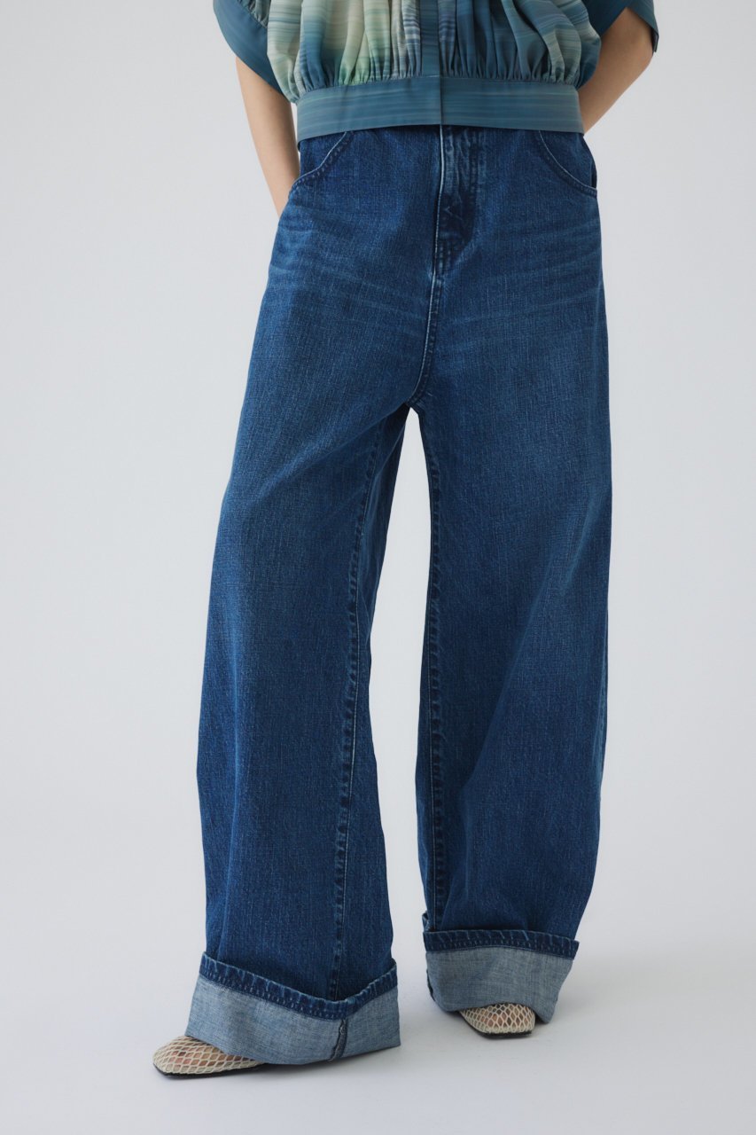 【リムアーク/RIM.ARK】のMiddle straight blue denim/パンツ 大人の最旬トレンドファッション＆コーディネート founy(ファウニー) 　ファッション　Fashion　レディースファッション　Fashion for Women　パンツ　Pants & Trousers　デニムパンツ・ジーンズ・美脚デニム　Denim Jeans & Pants　スタンダード　Standard, Basic　デニム　Denim, Jeans Material　ワイド　Wide, Wide Fit　人気　Popular, Best Seller　other-3|ID: prp329100004894934 ipo3291000000036932297