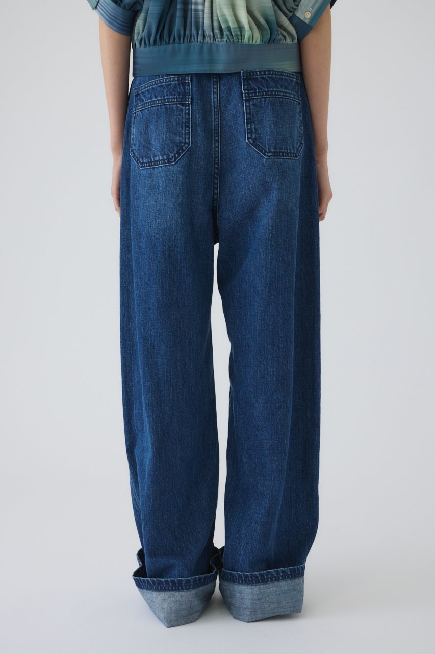 【リムアーク/RIM.ARK】のMiddle straight blue denim/パンツ 大人の最旬トレンドファッション＆コーディネート founy(ファウニー) 　ファッション　Fashion　レディースファッション　Fashion for Women　パンツ　Pants & Trousers　デニムパンツ・ジーンズ・美脚デニム　Denim Jeans & Pants　スタンダード　Standard, Basic　デニム　Denim, Jeans Material　ワイド　Wide, Wide Fit　人気　Popular, Best Seller　other-5|ID: prp329100004894934 ipo3291000000036932302